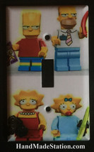 Lego Simpsons Family characters Light Switch Outlet wall Cover Plate Home decor