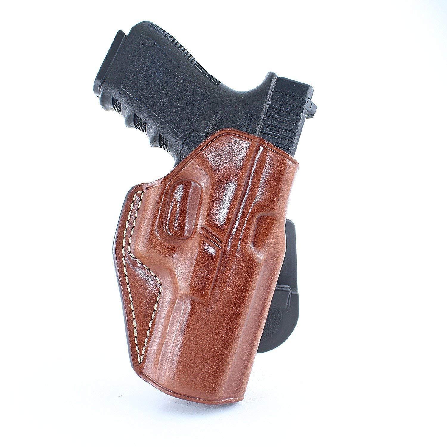 Leather Paddle Holster Fits Springfield XDM 9/40/45 Full Size 4.5