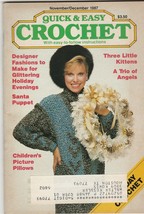 Quick & Easy Crochet Volume II Issue 6 Nov-Dec 1987 crochet patterns - $2.97