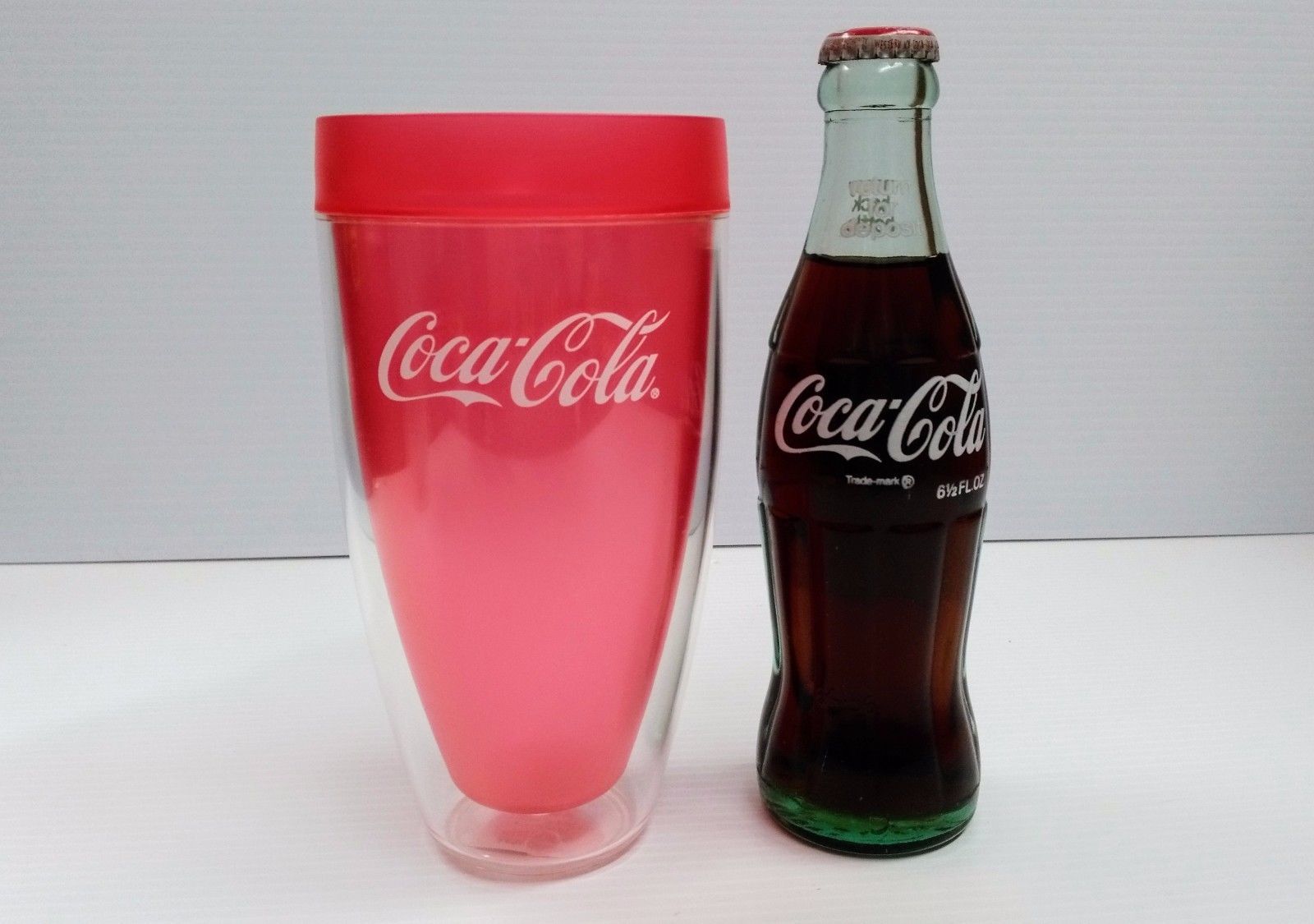 Coca-Cola 20oz Tumbler Cups (Set of 2) - BRAND NEW.
