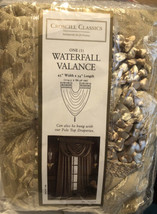Croscill Classics  Waterfall Valance 45" W x 34 L New In package - $49.50