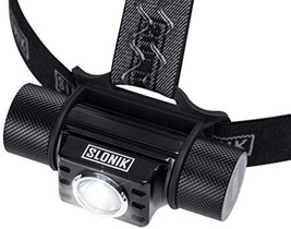 SLONIK 600 Lumens LED Headlamp Rechargeable with Head Strap  Ultra Brigh... - $40.00