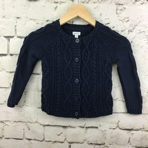 Gymboree Girls XS Sz 4 Navy Blue Cardigan Sweater - $9.89