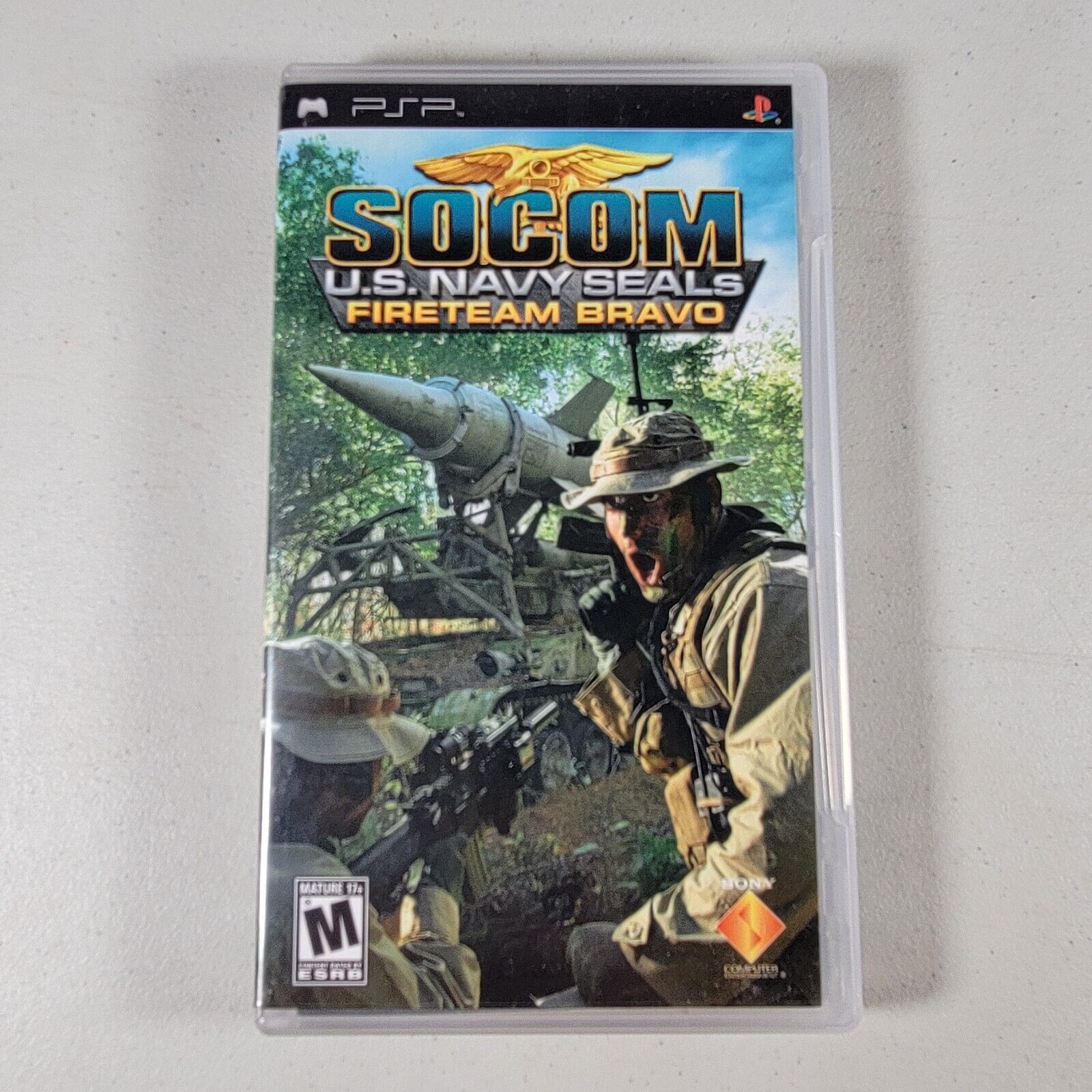 Socom PSP U.S. Navy Seals Fireteam Bravo Sony Black Label Complete With ...