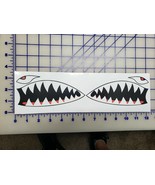 A-10 Warthog teeth mouth  decal non REFLECTIVE Sticker USA - $4.45