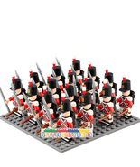 16Pcs Napoleonic Wars British NCO Soldiers Military Minifigure Building ... - $28.98