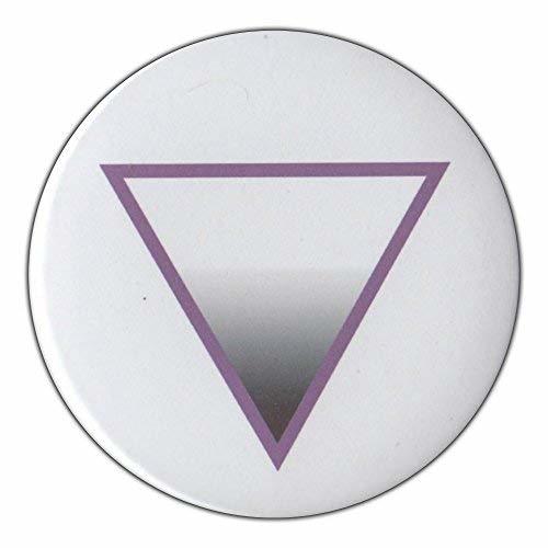 3 Pin Back Button Aven Triangle Symbol Asexual Sexual Orientation Identity Fashion