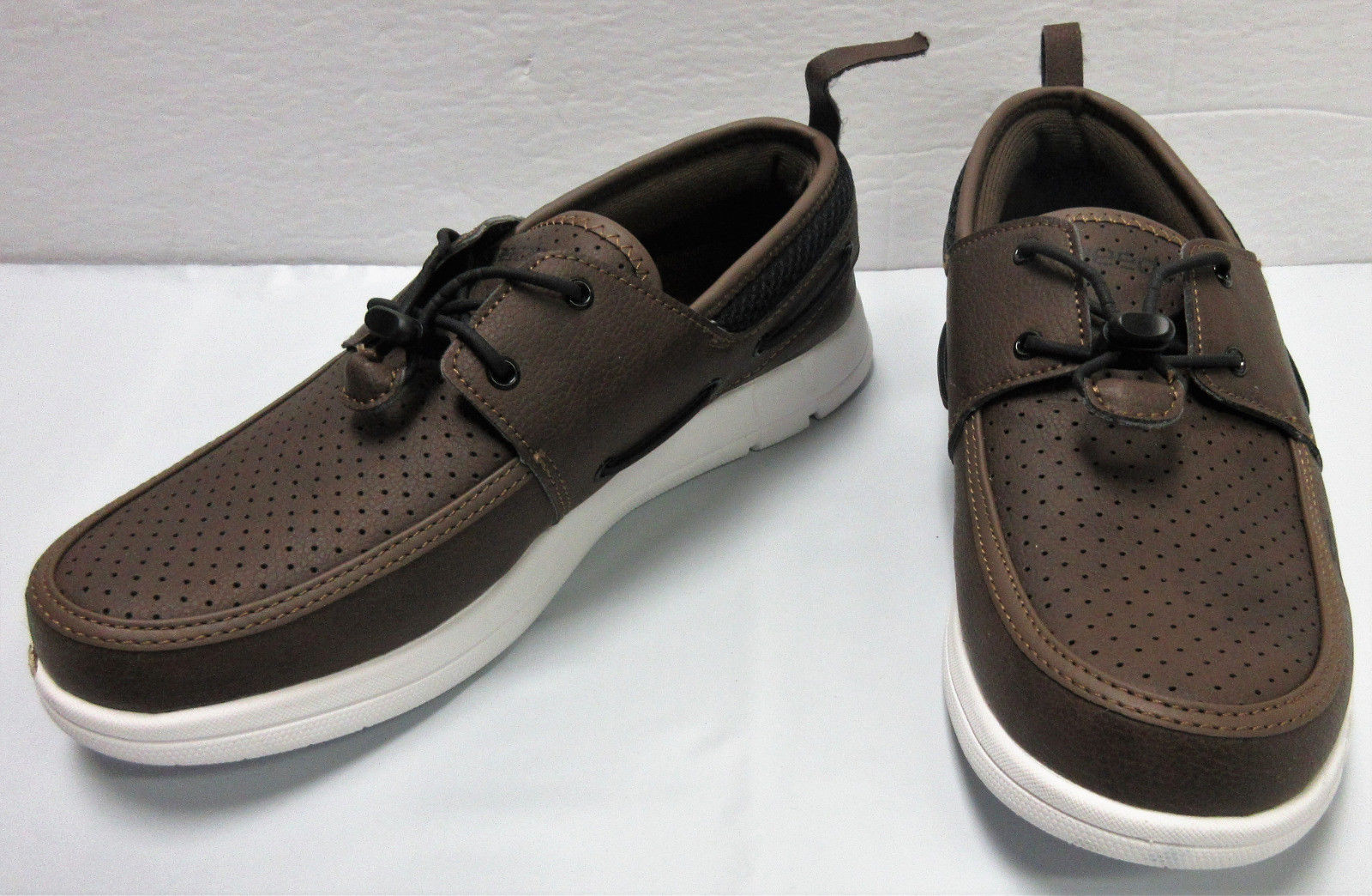 Speedo Men's Water Port Boat Dock Shoes - Size 8 - Brown - Athletic