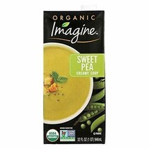 Imagine Foods Organic Creamy Sweet Pea Soup, 32 Ounce - 12 per case. - $99.21