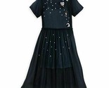 Disney Villians Maleficent Ursula Evil Queen Black Studded  Dress Sz XS