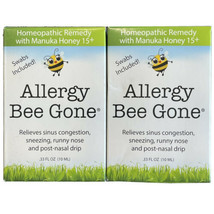 2 - Allergy Bee Gone - Manuka Honey Nasal Swab + Swabs Included EXP 12/2023 - $7.49