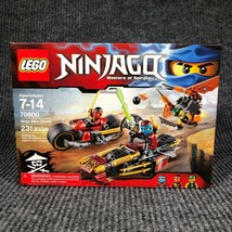 LEGO Ninjago Ninja Bike Chase 70600 New Sealed 231pc Motorcycles Squiffy... - $74.25