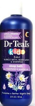 1 Bottles Dr Teal's 20 Oz Kids 3 In 1 Sleep Bubble Bath Body Wash & Shampoo