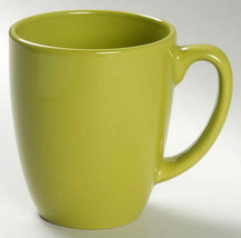 Vintage (1) Neo Leaf Green Color Corelle By Corning Collectible Stoneware Mug - $13.99