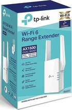 NEW TP-Link AX1500 WiFi 6 Range Extender Internet Signal Booster Smart 1... - $53.89