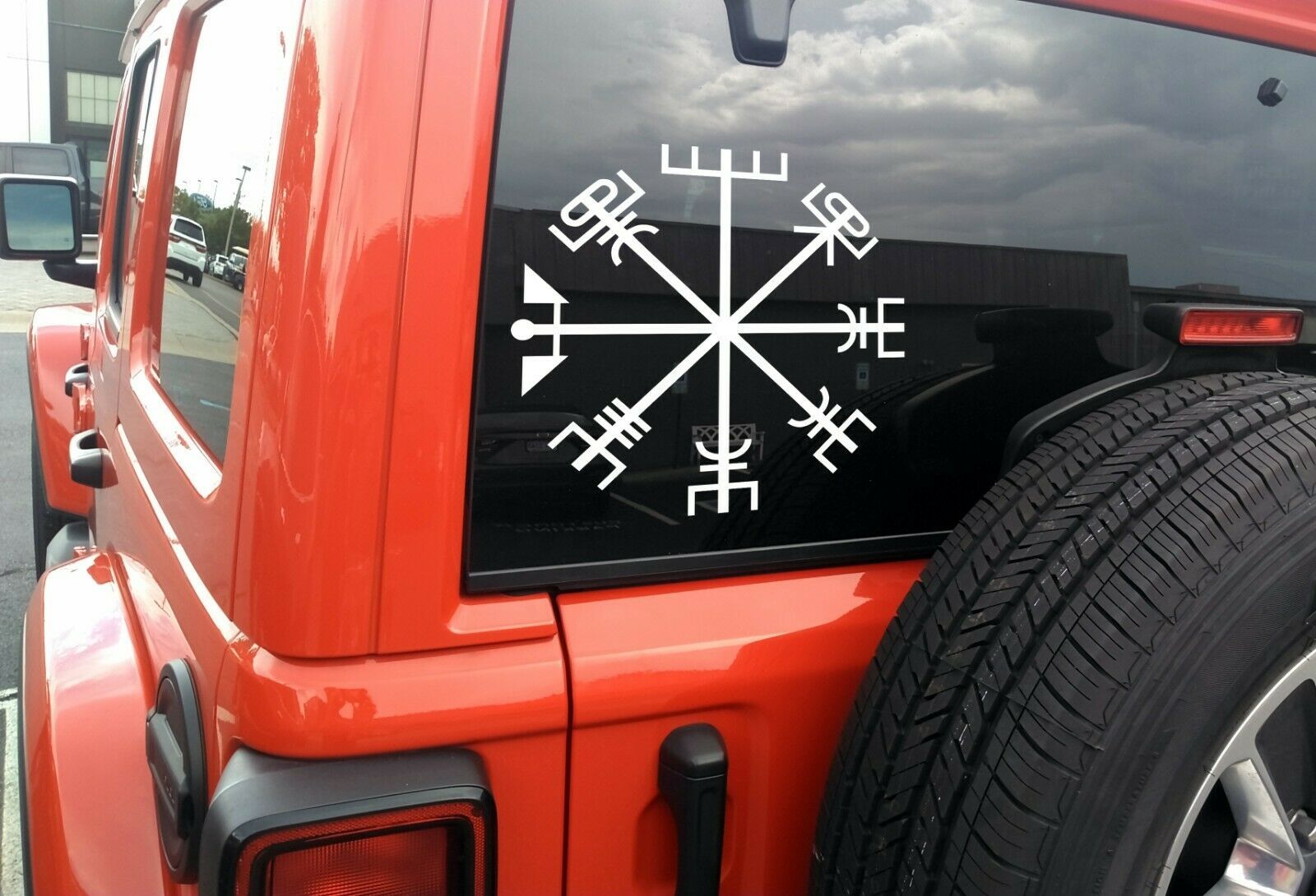 Viking Runic Compass Vegvisir Vinyl Decal V6 Nordic Norse Pagan Rune
