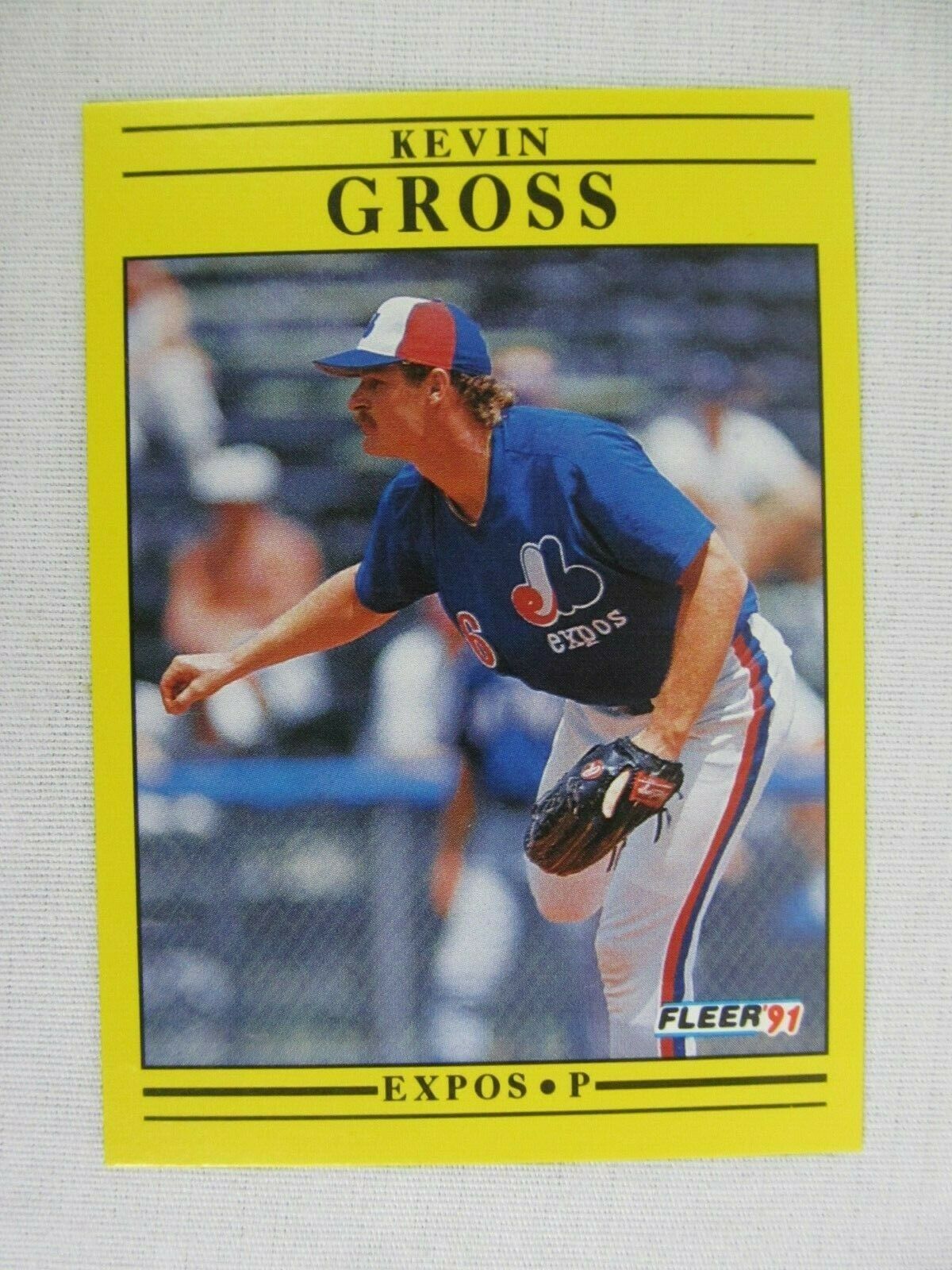 Kevin Gross Montreal Expos 1991 Fleer Baseball Card 235 Baseball Cards