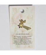 You Are Special Angel Pin Gold brooch resin Shooting Star hatpin lapel p... - $3.95