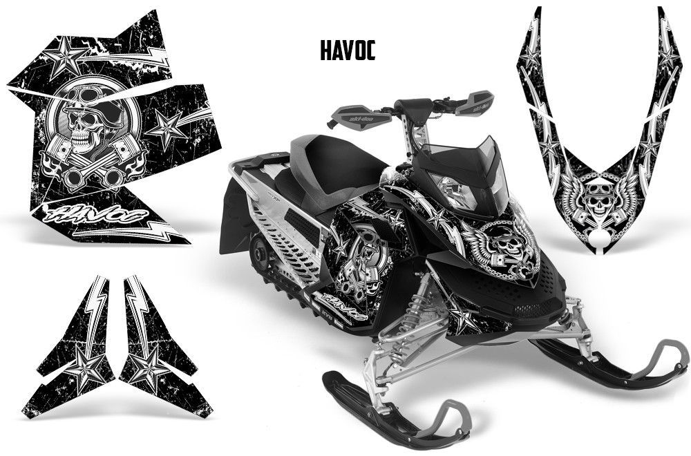 SkiDoo Rev XP Decal Graphics Kit Sled Snowmobile Sticker Wrap 2008