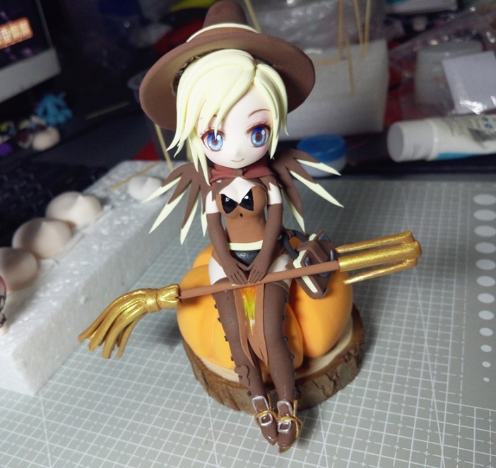 mercy overwatch figurine