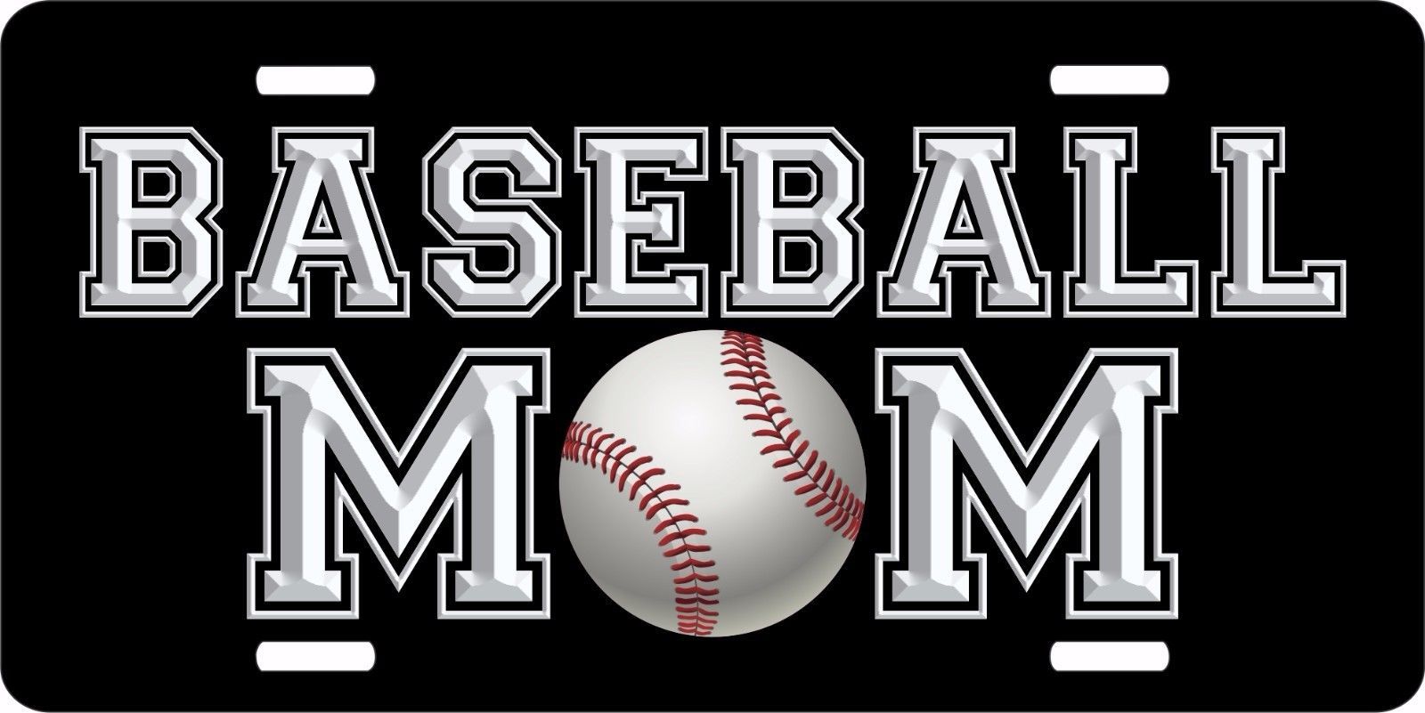 Baseball Mom Sports Game Softball Personalized License Plate Car Truck