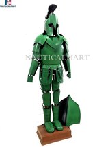 NauticalMart Knight Suit of Armor W Shield Medieval Steel Costume - LARP