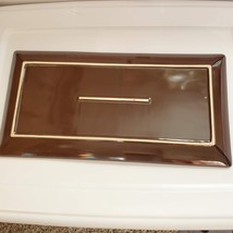 Pottery Barn Chinoise Mink 16" Rectangular Serving Platter, Cookie Tray image 4