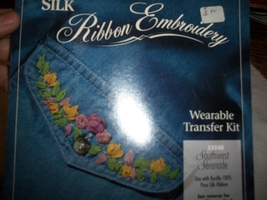 Silk Ribbon Embroidery Wearable Transfer Kit 33548~Southwest Serenade - $10.00