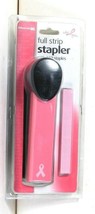 1 Count Officemate OIC The Breast Cancer Research Foundation Full Strip Stapler