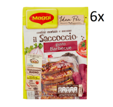 6x Maggi IL saccoccio Barbecue spices in powder form for Pork 34g - $25.17