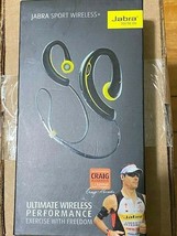 Jabra Sport Wireless Plus Bluetooth Stereo Headphones Headset Black/Yellow-open  - $59.40