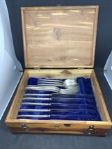 1847 Rogers Bros. Warranted 16 DWT Silver Plated Silverware Flatware Set OF 18 - $24.69