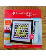American Girl Crafts framed perler beads personalized letter frame picture - $20.00