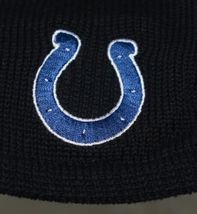 Reebok On Field NFL Licensed Indianapolis Colts Black Slouch Beanie image 4