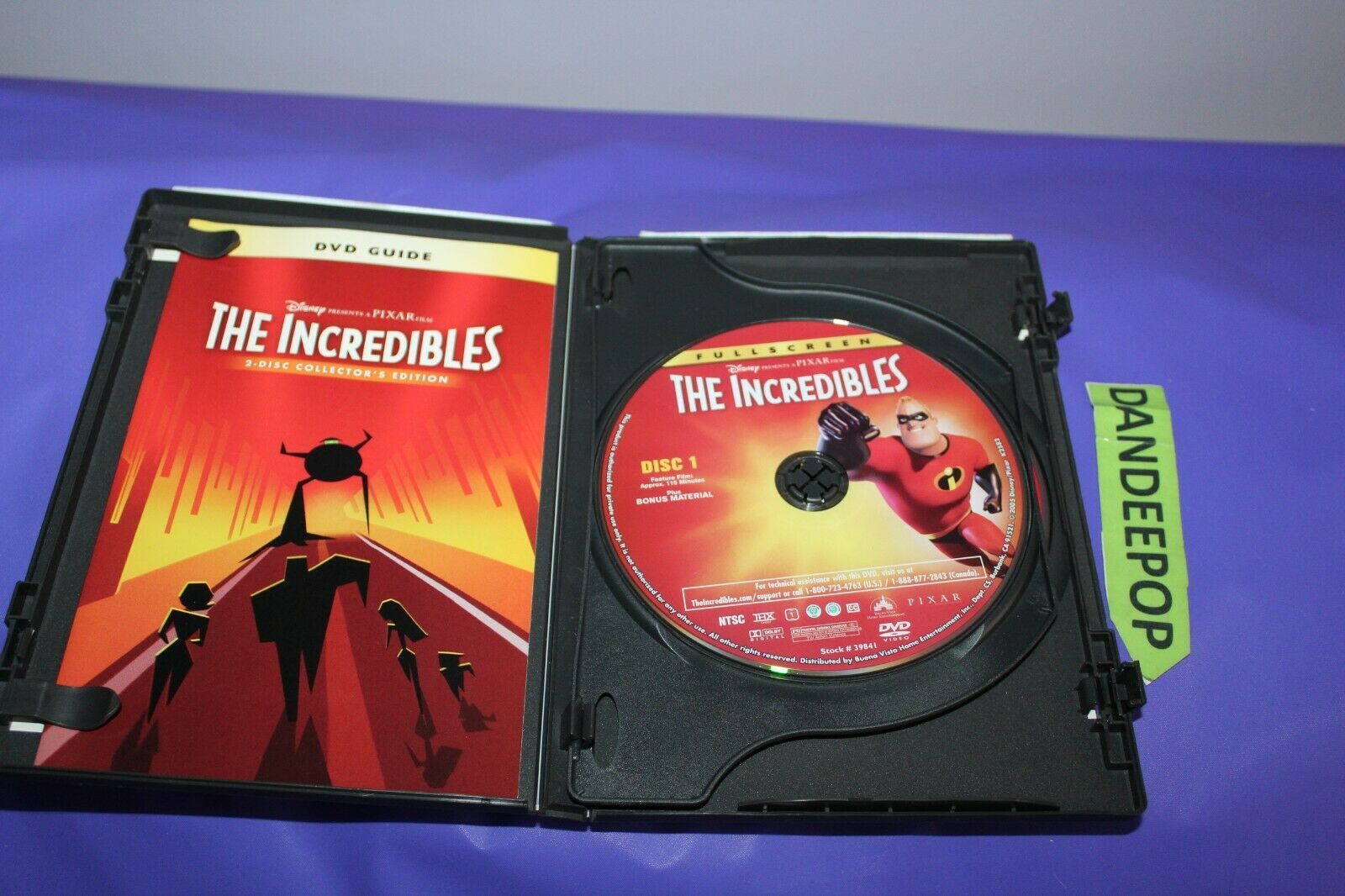 The Incredibles Dvd 2 Disc Set Fullscreen Collectors Edition Disney Movie Dvds And Blu Ray