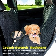 Dog Car Seat Covers Backseat Protector Waterproof Scratchproof Nonslip H... - £23.14 GBP