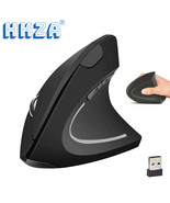 HKZA Wireless Mouse Vertical Gaming Mouse USB Computer Mice Ergonomic De... - $12.99