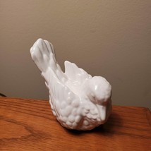 Ceramic Dove with Live Air Plant, White Bird Planter Figurine, Air Plant Holder image 10