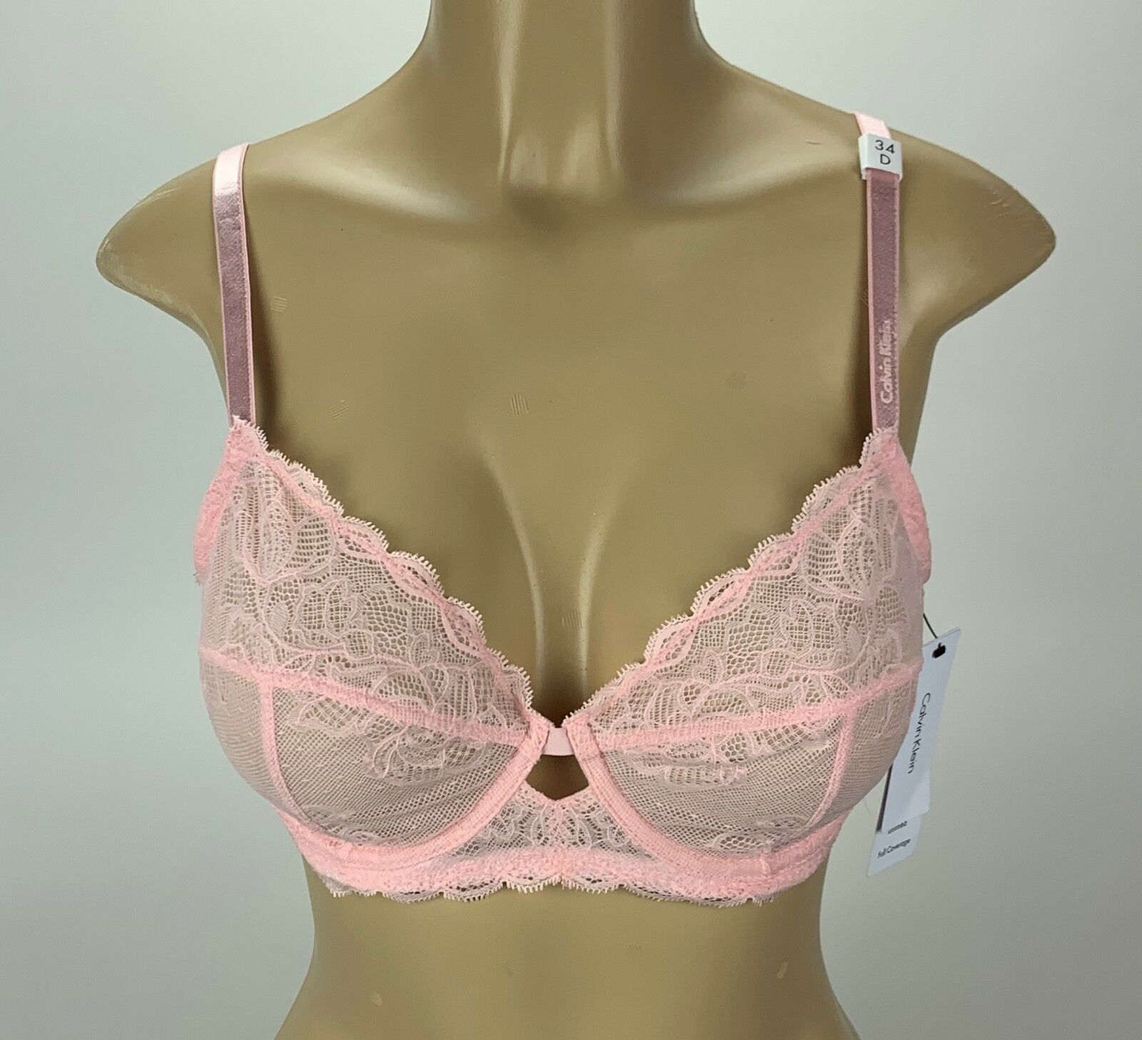 Calvin Klein Women S Seductive Comfort With Lace Full Coverage Bra Qf1741 Pink Bras And Bra Sets