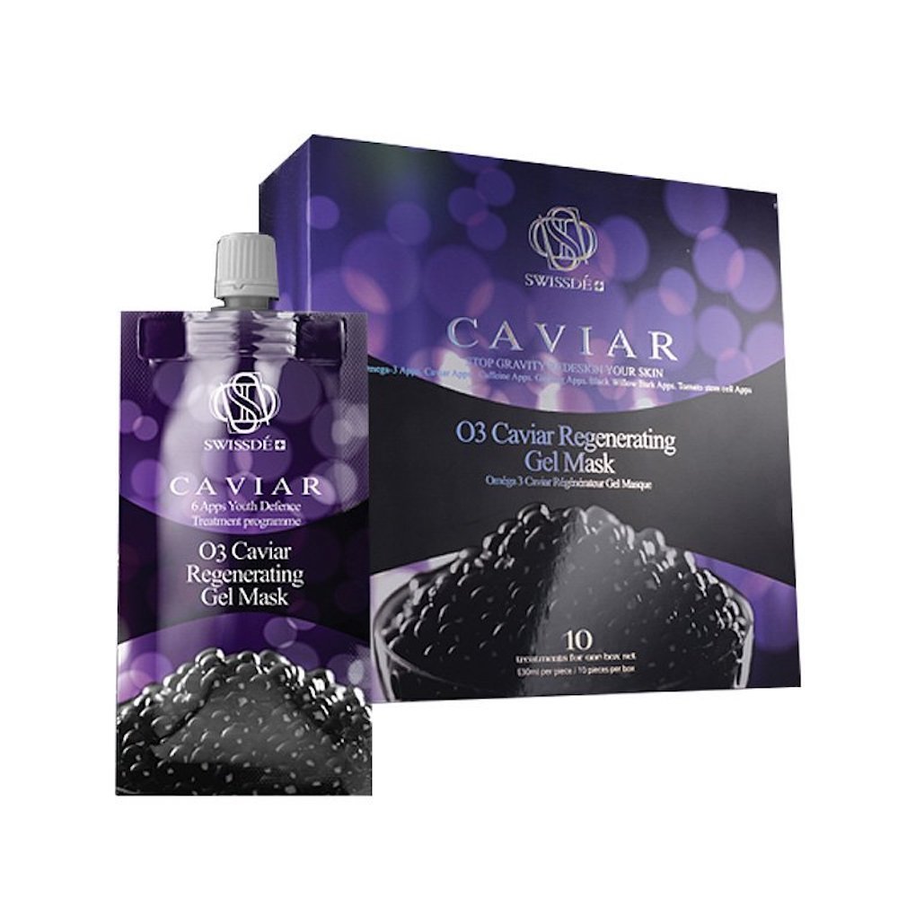 Swissdé O3 Caviar Regenerating Gel Mask (10 packs/box)