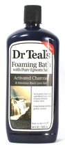 1 Dr Teal&#39;s 34 Oz Activated Charcoal Foam Bath With Pure Epsom &amp; Lava Salt - $18.99