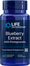 2 PACK Life Extension Blueberry Extract Pomegranate antioxidant 60 veg caps image 1
