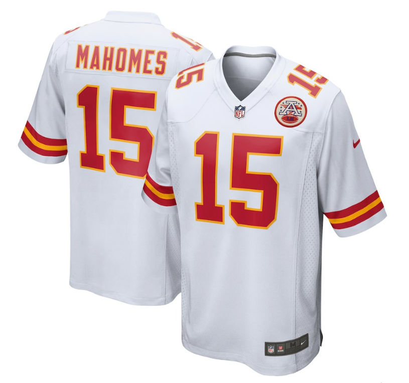 patrick mahomes on field jersey