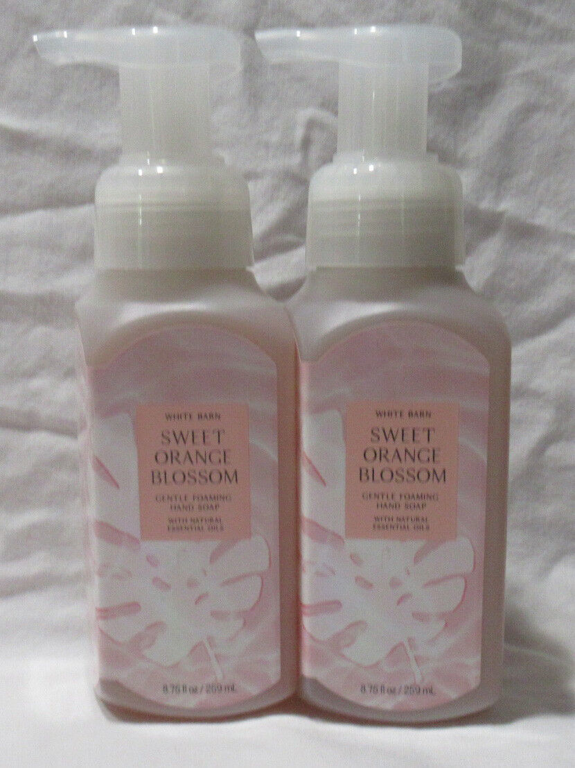 White Barn Bath & Body Works Gentle Foaming Hand Soap Set 2 SWEET