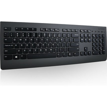 Lenovo Professional Wireless Keyboard and Mouse Combo, USB Wireless, 1600 dpi - $78.17
