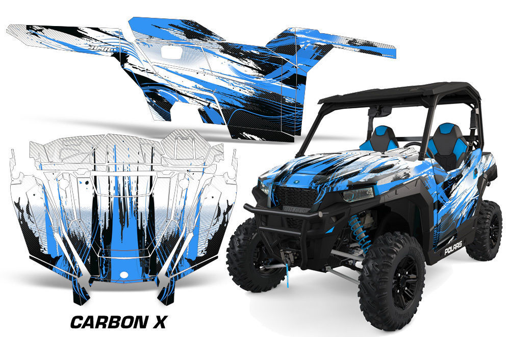 UTV Decal Graphics Kit SXS Wrap For Polaris General 1000 EPS 20162018
