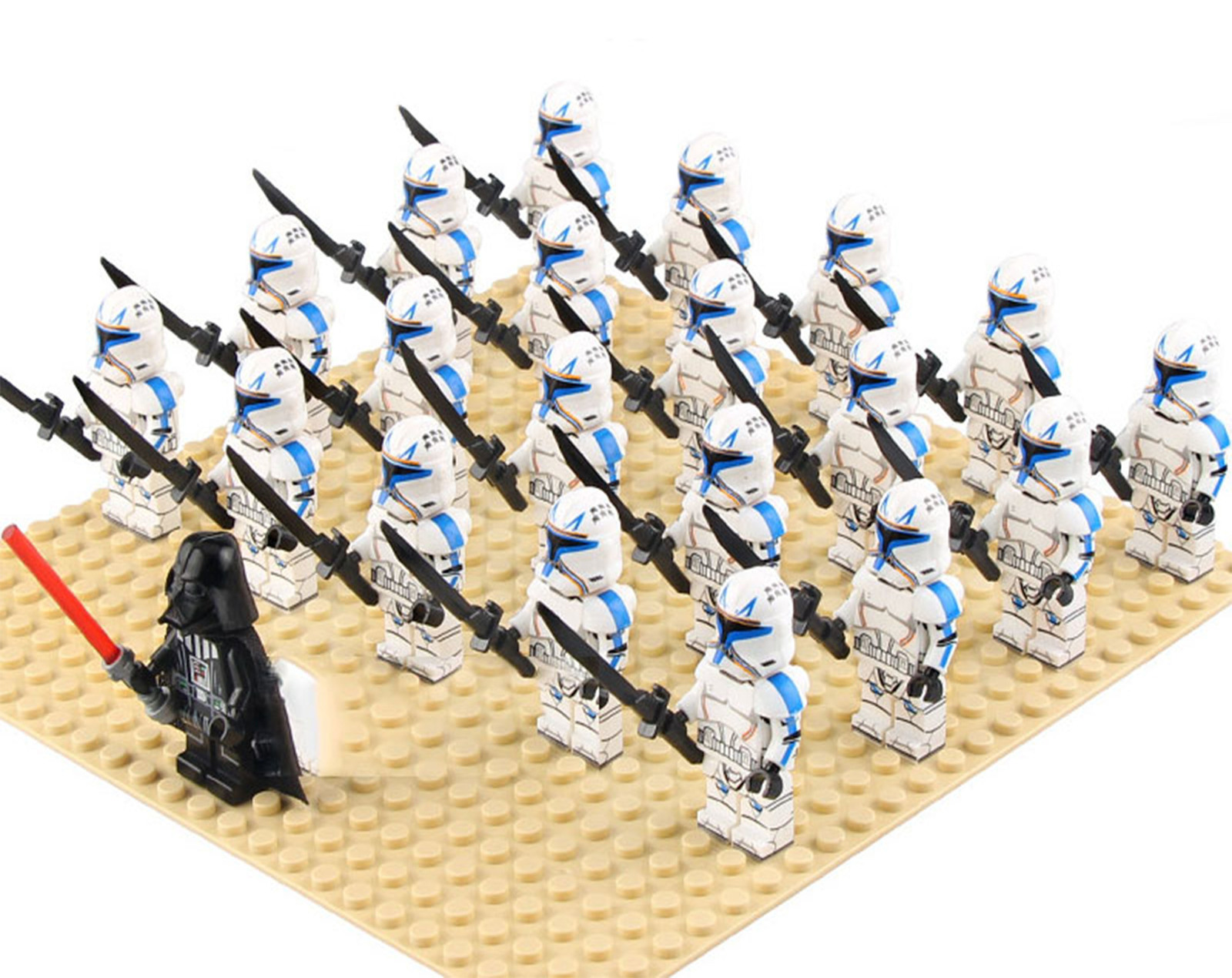 Star Wars 501st Legion Captain Rex Army Set Darth Vader 21 Minifigures Lot for sale  USA