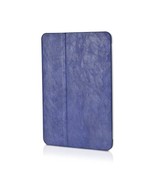 XSD-390862 XtremeMac MicroFolio Leather Case for iPad Mini 1/2 (Blue) - $12.93