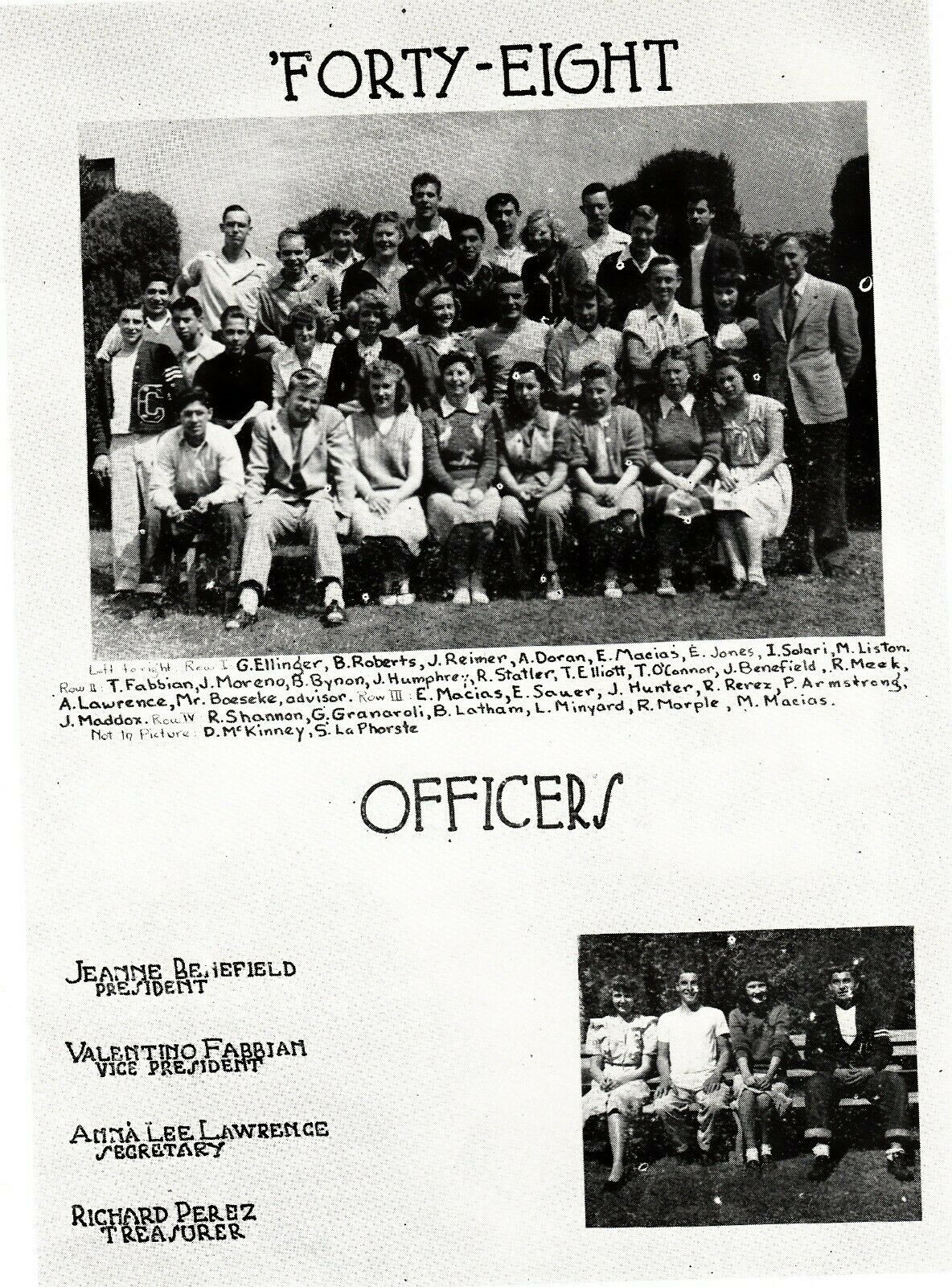 1947 Carpinteria High School Yearbook, The Chismahoo, Carpinteria