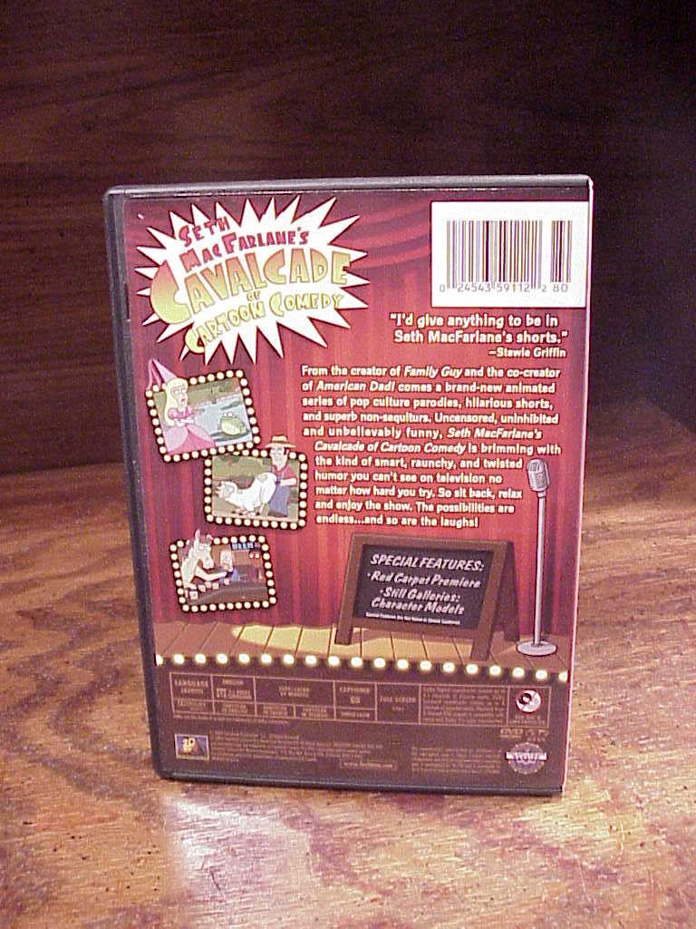 Seth MacFarlane's Cavalcade of Cartoons Comedy Uncensored! DVD, Used ...